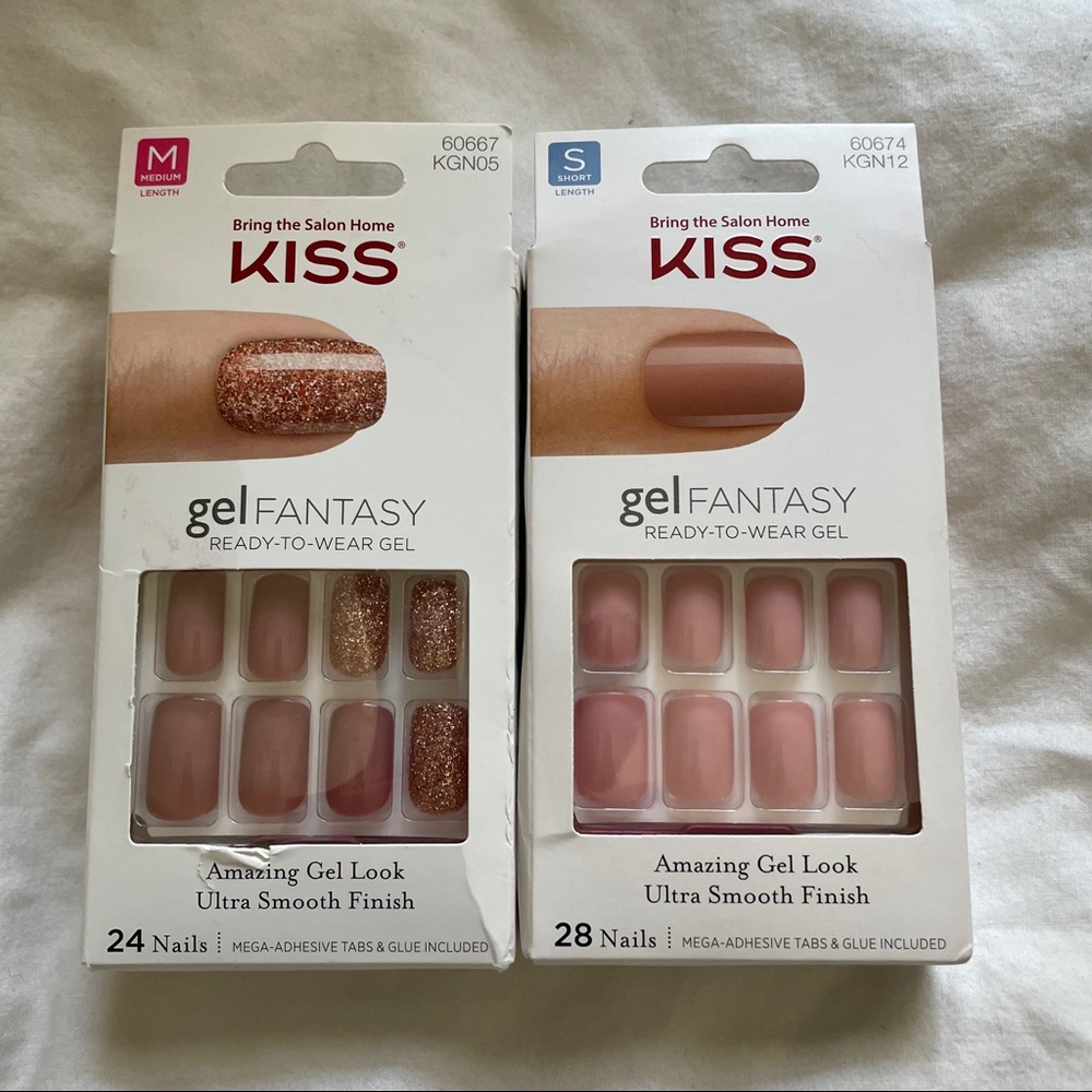 NEW Kiss Gel Fantasy Press on Nails